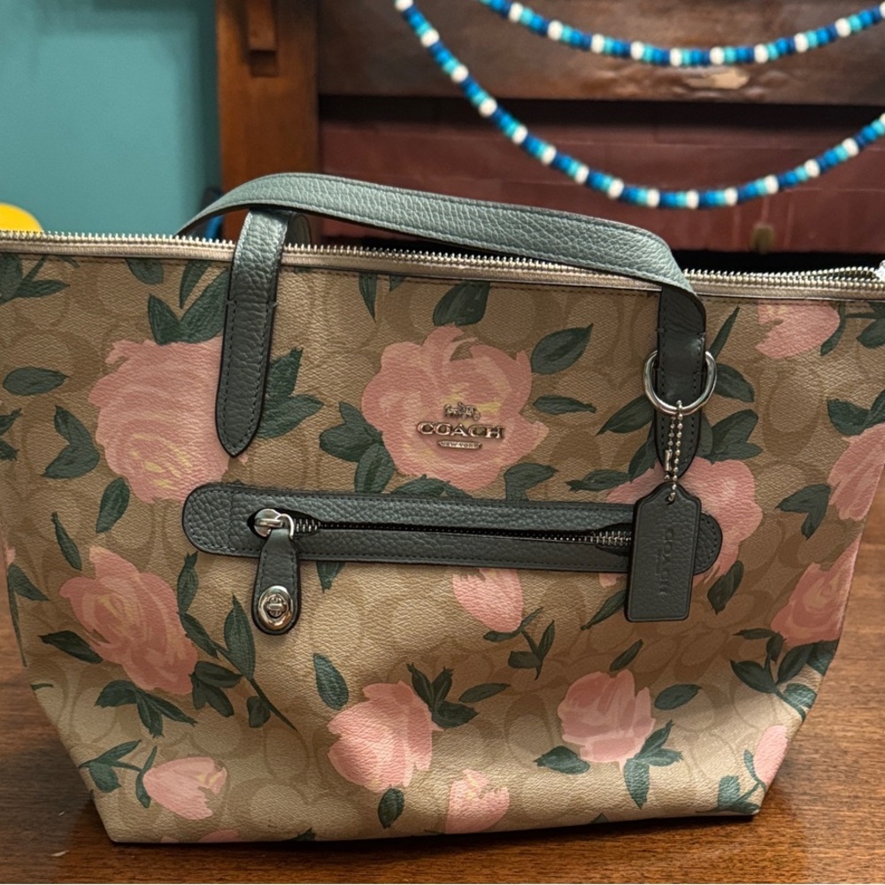 Coach Taylor Tote bag- floral camo print.